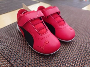 Kids Puma Scuderia Ferrari Race R-Cat V Trainers Red/White/Black UK6/EUR23 - Picture 1 of 3