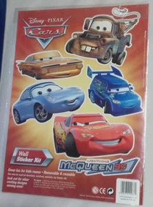 4 x Disney cars wall stickers Lightning McQueen - 4 x A4 Sheets FREE P&P - Picture 1 of 1