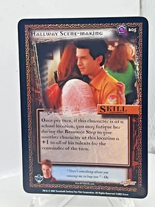 2002 Buffy the Vampire Slayer CCG - Hallway Scene-Making #205 Rainbow Foil - Picture 1 of 2