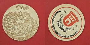 Thüngen – rund – Schloss Thüngen Brauerei Bierdeckel Coaster Beermat - Picture 1 of 1
