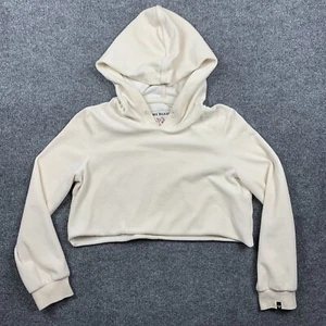 True Religion Cropped Hoodie Damen Small Langarm Soft Ivory - Bild 1 von 10