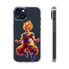 Son Goku Etui na telefon Przezroczyste etui Anime iPhone Case Komiks Dragon Ball Pro Clear Bg