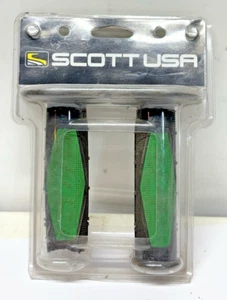 SCOTT HURRICANE GRIPS: Black/Green - Picture 1 of 5