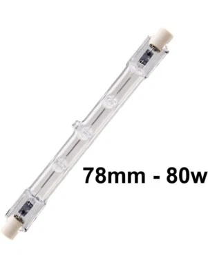 2x ENERGIZER R7S 78mm Linear Warm 80W=100W Dimmable S5773 Halogen Bulb Energiser - Image 1 of 3