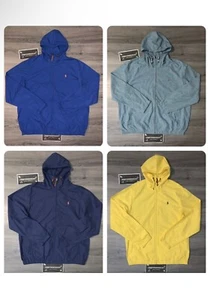 POLO RALPH LAUREN Men’s Big & Tall Cotton Poplin Hooded Jacket Windbreaker - Picture 1 of 29