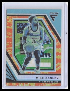 2022-23 Panini Flux Mike Conley Sunrise Prizm Parallel Timberwolves