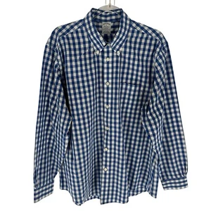 Brooks Brothers Hemd Herren XL blau kariert Regent bügelfrei Supima Baumwolle Preppy - Bild 1 von 16