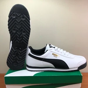 Zapatillas deportivas Puma Roma 'Básicas' estilo de vida blancas/negras 353572-04 para hombre talla 11,5 - Imagen 1 de 11