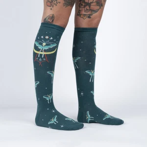 Mystic Moths that glow in the dark on Damen Kniestrümpfe von Sock It To Me - Bild 1 von 1