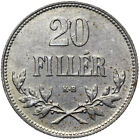 Węgry - Austria - moneta - 20 wypełniaczy 1920 K·B żelazo - Kremnitz stempel połysk UNC