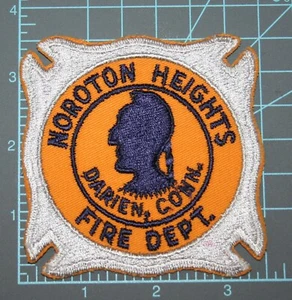 Toppa uniforme Noroton Heights vigili del fuoco Darien CONNECTICUT FAIRFIELD CT - Foto 1 di 1