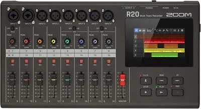 ZOOM R20 Multi-Track Recorder Audio Interface USB Full-color LCD Touchscreen New - Image 1 of 4