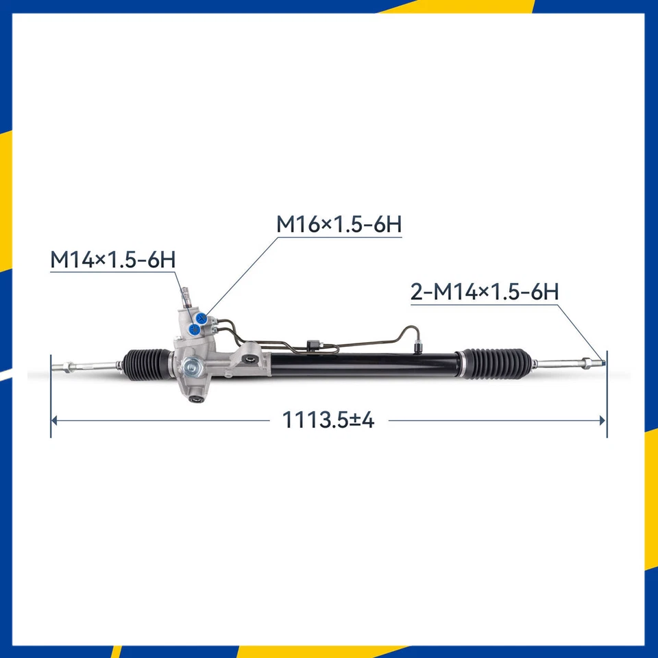 Estante y piñón de dirección asistida para Honda CR-V 1997 1998-2000 2001 26-1776 Foto 1 de 4
