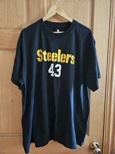 NFL Pittsburgh Steelers Troy Polamalu Jersey Shirt - Size 2XL - Picture 1 of 3
