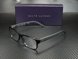 RALPH LAUREN POLO PH2117 5001 Shiny Black Demo Lens 54 mm Men's Eyeglasses
