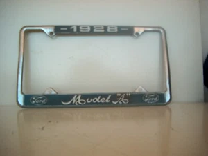 MODEL A FORD LICENSE PLATE FRAME 1928 - Picture 1 of 9