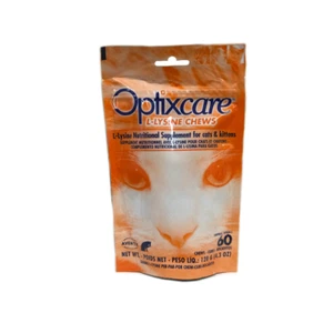 Optixcare L-Lysine Chews (60 Chews) - Picture 1 of 3