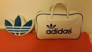 VINTAGE ADIDAS PETER BLACK SPORTS BAG NR MINT ! NEVER USED !!!!! 1970'S - Picture 1 of 12