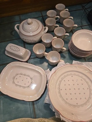 Juego de 10 platos vintage Japón servicio para 10 Foto 1 de 3