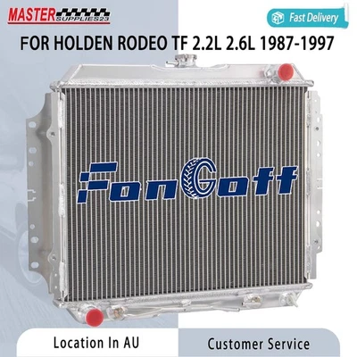2 Row Aluminum Radiator For 87-97  Holden Rodeo TF G3 G6 2.2L 2.6L Petrol AT/MT - image 1 of 4