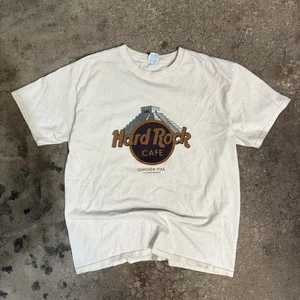 Vintage 90s Hard Rock Cafe Chichen Itza Yucatán Mexico t-shirt Size Large Y2K - Bild 1 von 7