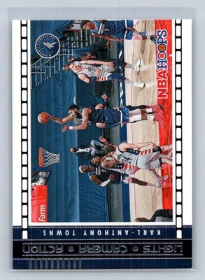 2021  Hoops Lights Camera Action #5 Karl-Anthony Towns Timberwolves A62 - Image 1 of 2