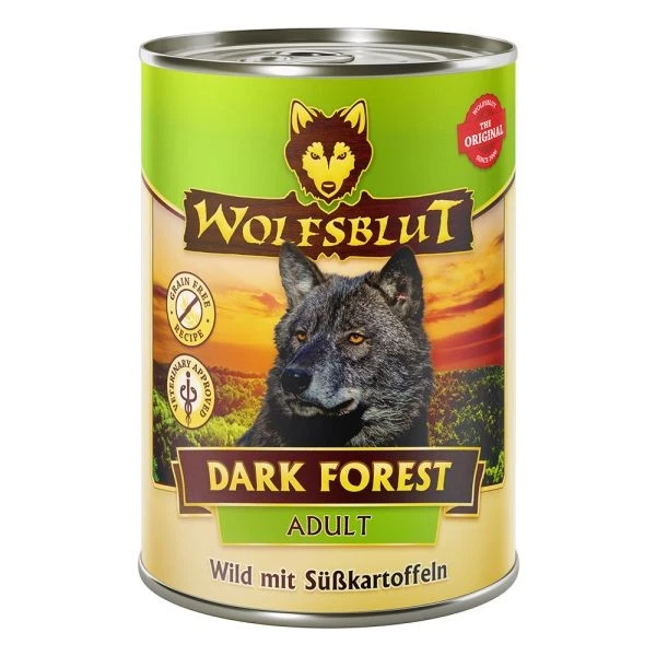 Wolfsblut Dark Forest Adult - Wild mit Süßkartoffel 395 g Adult  Hundefutter - Bild 1 von 1