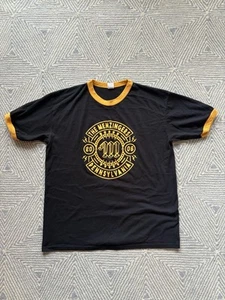 The Menzingers Pennsylvania Ringer T-Shirt - Black/Yellow - 2XL - Picture 1 of 3