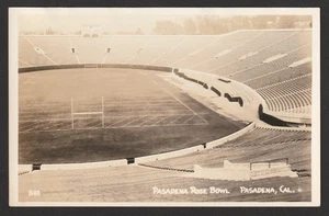 Postal rara del estadio Pasadena Rose Bowl RPPC "Gran papá de todos ellos" - Imagen 1 de 2
