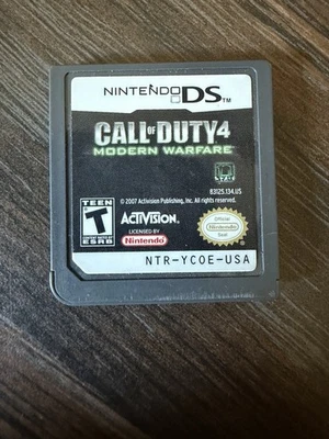 COD Call of Duty 4: Modern Warfare - Nintendo DS, 2007 - Tested - Cartridge Only - Image 1 of 3