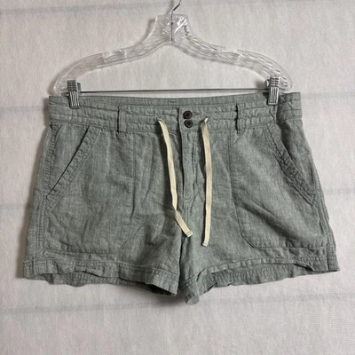 Shorts feminino Patagonia tamanho 12 verde mistura de cânhamo ilha - Imagem 1 de 4