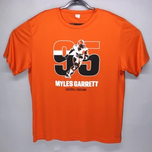Camiseta naranja Myles Garrett 95 Football Pro Camp para hombre talla 2XL Cleveland Browns - Imagen 1 de 7