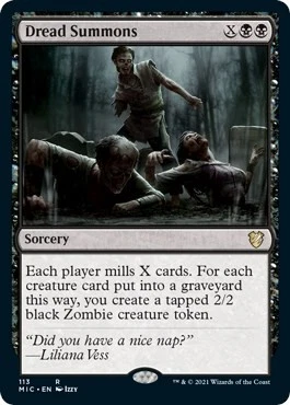 Dread Summons 113 LP Normal Commander: Innistrad: Midnight Hunt MTG EN - Image 1 of 1
