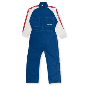 New Vintage JDM Japan Car Plaza MMC Mitsubishi Motors Coveralls Tsunagi Blue - Picture 1 of 12