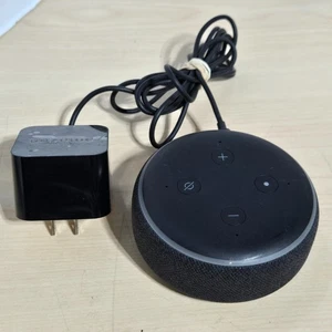 Amazon D9N29T 3rd Gen Echo Dot Smart Speaker - Works Great With AC Adapter - Picture 1 of 2