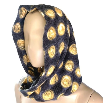 Шарф вязаный Anthropologie Madison 88 шерстяная смесь капот змеиная голова один размер золотистый  - Изображение 1 из 4