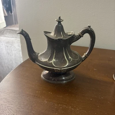 Bule soldado prata Reed & Barton 1931 079-H Engineers Club NYC - Imagem 1 de 4