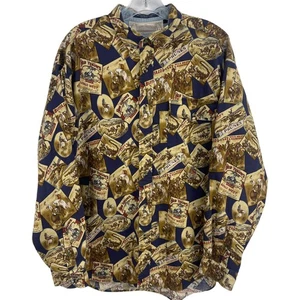 Camisa vaquera Tommy Hilfiger estilo excedente vintage manga larga occidental grande - Imagen 1 de 5