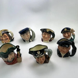 Vintage Royal Doulton Sea Captains Figur Krüge Tassen Menge 7 - Bild 1 von 6