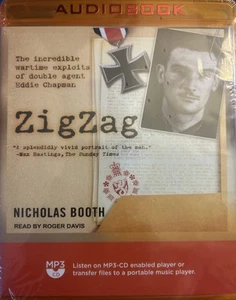 New! ZigZag - Nicholas Booth - Unabridged Audiobook - MP3CD   WWII Double Agent - Picture 1 of 2