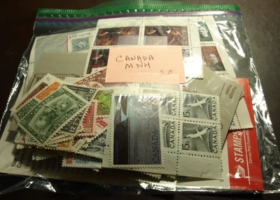 2.0 OUNCES CANADA MINT NEVER HINGED MANY BOOKLETS UNCHECKED - Image 1 of 2