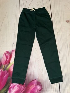 Lands End Warm Sweatpants Size M (10/12) Girl’s Green Winter Fleece - Picture 1 of 3