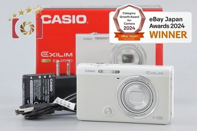 Casio HIGH SPEED EXILIM EX-ZR50 White 16.1 MP Digital Camera w/ Box [Very Good] - Image 1 of 4