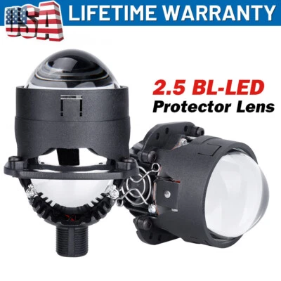 Bi-led Projector 2.5'' Lenses For Headlights H7 H4 9005 9006 H11 H13 LED Light - Image 1 of 4