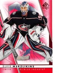 2022-23 SP Authentic LTD Red #60 Elvis Merzlikins - Picture 1 of 2