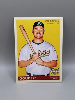 2009 Upper Deck Goudey Jeff Baisley #146 Rookie Card ATHLETICS  - Image 1 of 4
