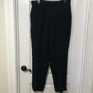 J. Pantalone donna Crew Jamie taglia 14T nero gamba dritta classico pull on nuovo con etichetta - Foto 1 di 10