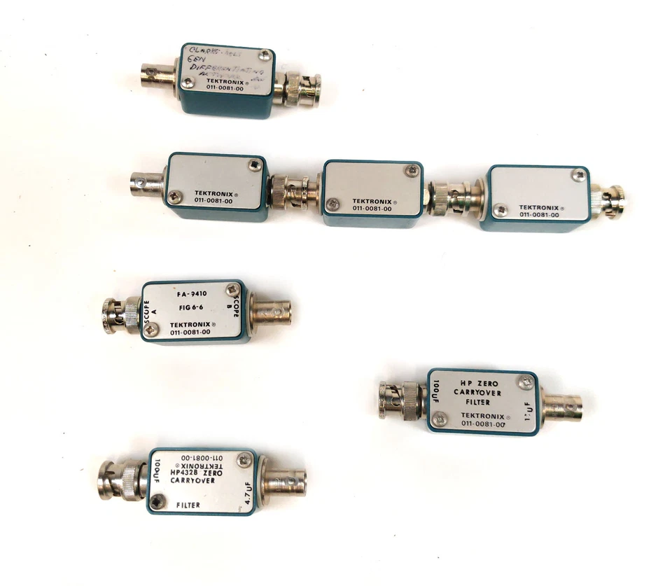 Tektronix 011-0081-00 100uF BNC Carryover Filter Attenuator Adapter Insertion T - Image 1 of 1