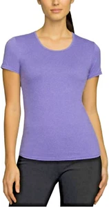 32 Degrees Cool Women's Short Sleeve Scoop Neck T Shirt H. Dp. Lavender- S,M,L - Picture 1 of 5