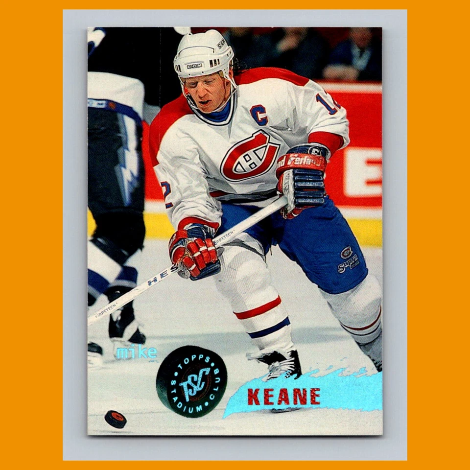 Mike Keane #43 1995 Stadium Club Montreal Canadiens Hockey Card NHL NM - Image 1 of 3